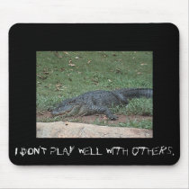 Alligator Mousepad by sunsett76 Alligator Mousepad