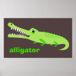 Alligator Poster posters