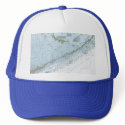 Alligator Reef Sombrero Key FL Nautical Chart Hat by sailorpatp Alligator Reef Sombrero Key FL Nautical Chart Hat