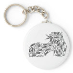 ALLIGATOR SHOE KEYCHAIN