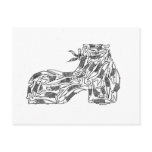 ALLIGATOR SHOE POSTCARDS