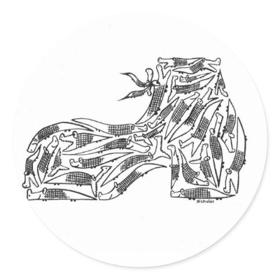 ALLIGATOR SHOE STICKERS by jhomejimbo