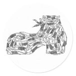 ALLIGATOR SHOE STICKERS