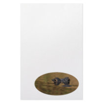 alligator stationery design