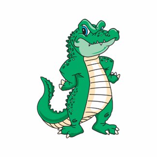 Alligator sticker