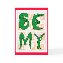 Alligator Valentine cards by figstreetstudio Alligator Valentine cards