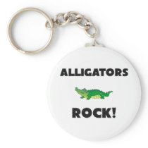 Alligators Rock Key Chains