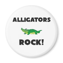 Alligators Rock Fridge Magnets
