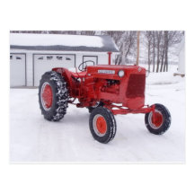 Allis Chalmers D-17 Postcard