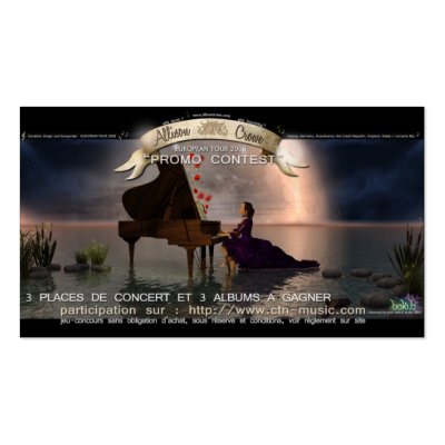 Allison-Crowe_contest Business Cards by CTNMUSIC