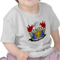 Allison Family Crest t-shirts