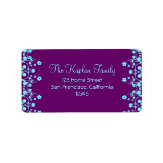 Allison Rachel Address Label label