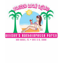 allison's bachelorette- Stinky t-shirts