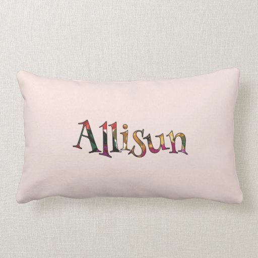 Allisun s Colorful Fun Throw Pillow Zazzle
