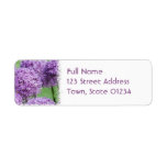 Allium Flowers Mailing Label