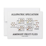 Allopatric Speciation Amongst Fruit Flies Custom Invites