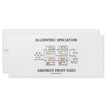 Allopatric Speciation Amongst Fruit Flies rack cards