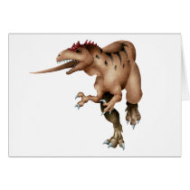 Allosaurus Greeting Cards