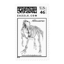 Allosaurus fragilis stamps