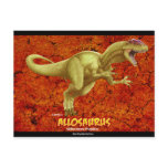 Allosaurus Postcard