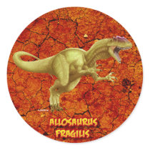 Allosaurus stickers