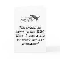 Allowance cards