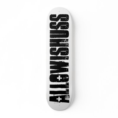 Allowishuss Pro Factory Edition Skateboard Decks by Allowishuss