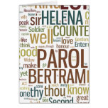 All's Well That Ends Well Word Mosaic Card