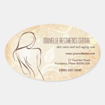 Alluring Curves Spa Promotional Sticker