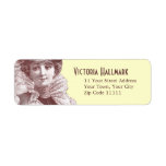 Alluring Victorian Beauty - Belle Epoque Diva Custom Return Address Label