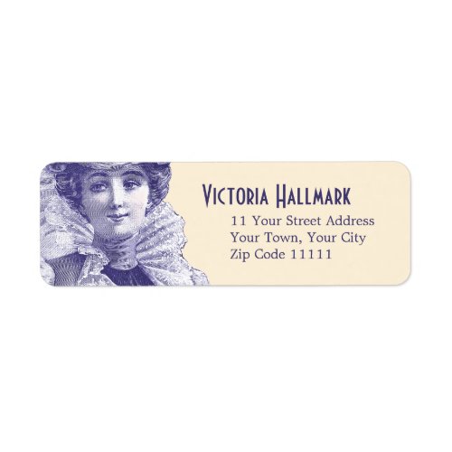 Belle Epoque Beauty – Customizable Return Address Label