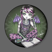 Ally Cute Emo Fairy Magnet by mykajelina Ally Cute Emo Fairy Magnet