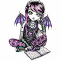 Ally Cute Emo Fairy Magnet Photo Sculpture photo sculptures