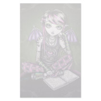 "Ally" Emo School Girl Fairy Art Stationery by mykajelina "Ally" Emo School Girl Fairy Art Stationery