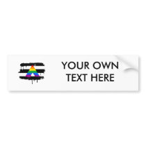 ALLY FLAG DRIPPING BUMPER STICKERS