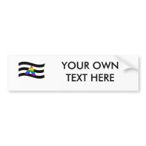 ALLY FLAG WAVING BUMPER STICKERS
