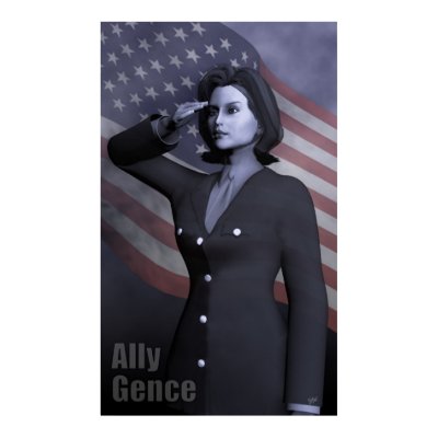 Ally Gence Poster by egrafxdesign