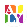 Ally Pop Round White Sticker Ally Pop Round White Sticker