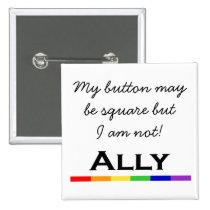 Ally Pride Button buttons