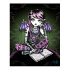 postcard - Ally Tattoo Emo Fairy Poster