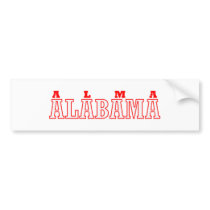 Alma, Alabama City Design Bumper Stickers
