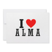 Alma, Alabama City Design Invitations