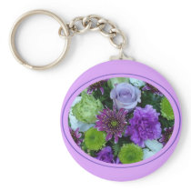 Alma Blooms Purple Bouquet Keychain