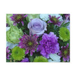 Alma Blooms Purple Bouquet Post Card