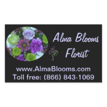 Alma Blooms Purple Bouquet Stickers