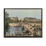 Alma bridge, Paris, France classic Photochrom Post Card