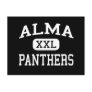 Alma - Panthers - Alma High School - Alma Michigan Post Card