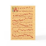 Alma Redemptoris Mater with Angel Card