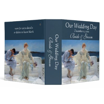Alma Tadema's Ask Me No More Vinyl Binder by MasterpieceCafe