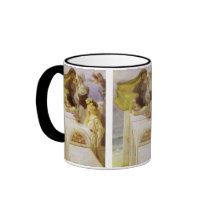 Alma Tadema's At Aphrodite's Cradle mugs